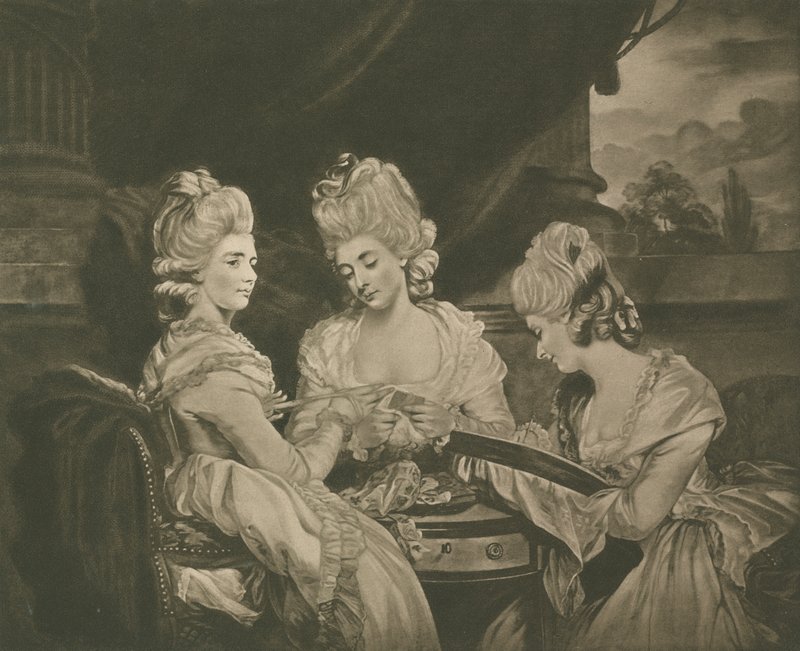 Las Damas Waldegrave de Joshua after Reynolds