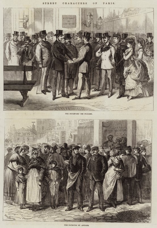Personajes Callejeros de París de Jules Pelcoq