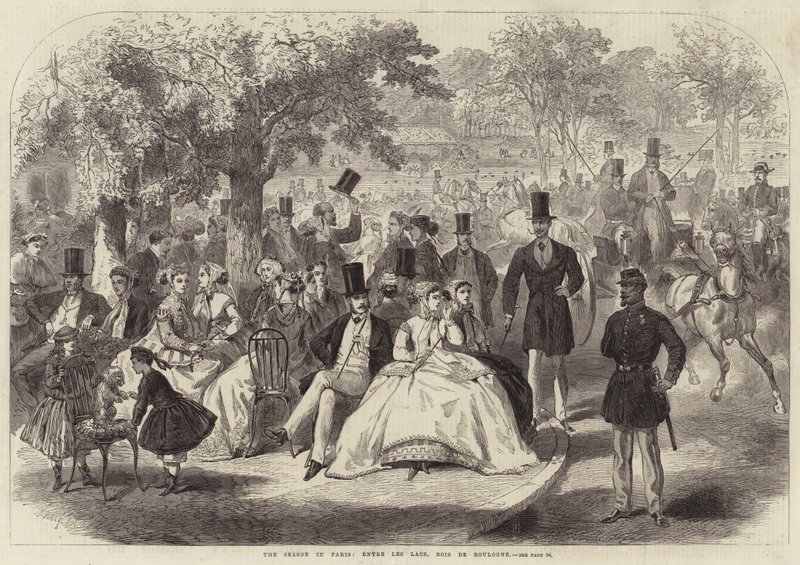 La temporada en París, Entre los Lagos, Bois de Boulogne de Jules Pelcoq