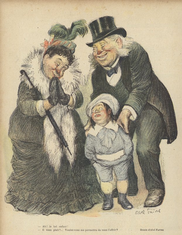 Ilustración para Le Rire de Jules Abel Faivre
