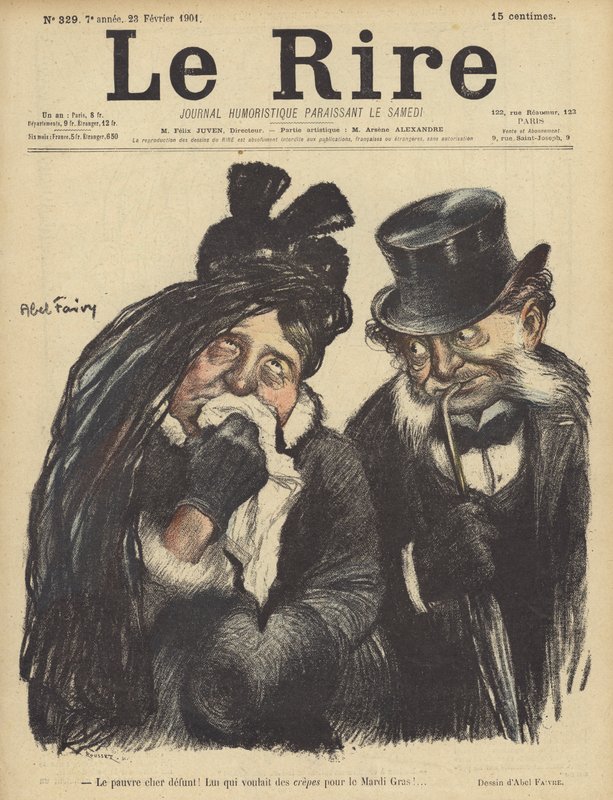 Ilustración para Le Rire de Jules Abel Faivre