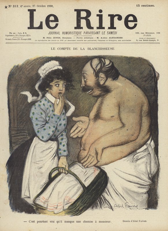 Ilustración para Le Rire de Jules Abel Faivre