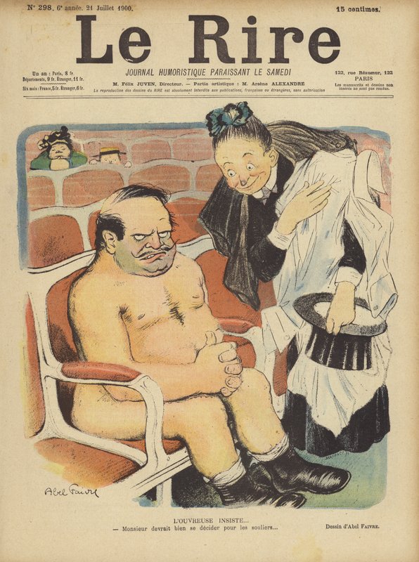 Ilustración para Le Rire de Jules Abel Faivre