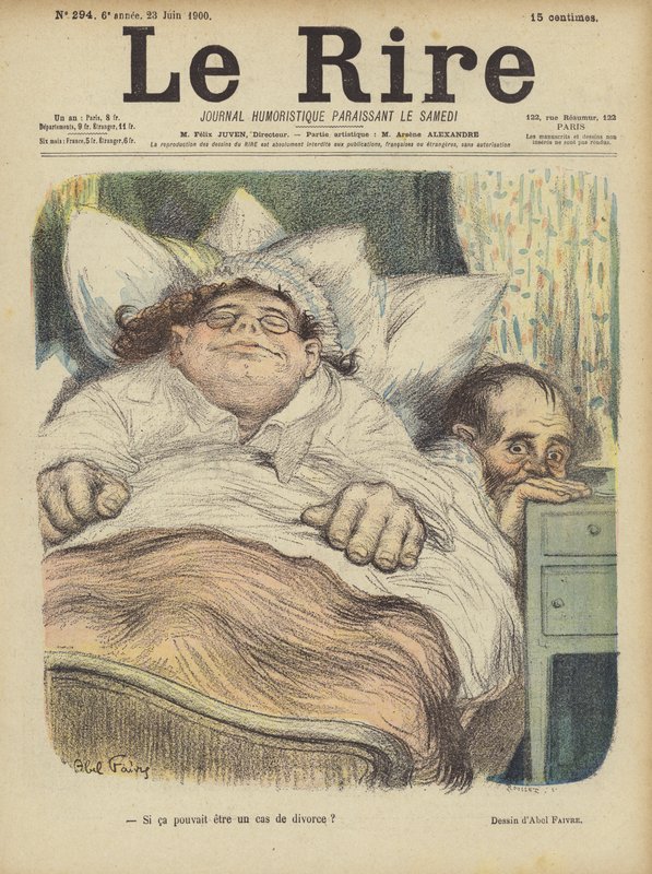 Ilustración para Le Rire de Jules Abel Faivre