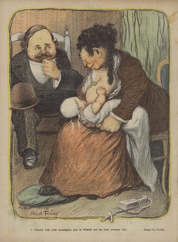 Ilustración para Le Rire de Jules Abel Faivre