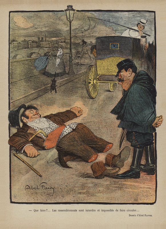 Ilustración para Le Rire de Jules Abel Faivre