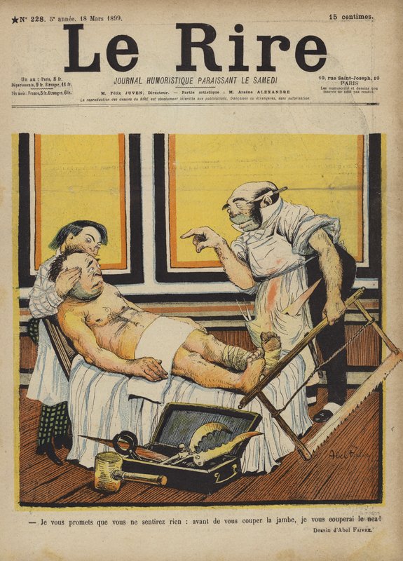 Ilustración para Le Rire de Jules Abel Faivre