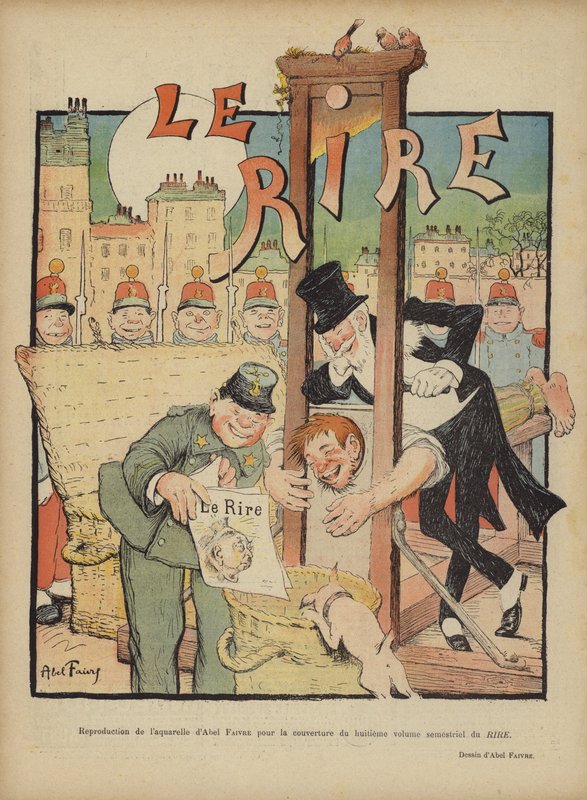 Ilustración para Le Rire de Jules Abel Faivre