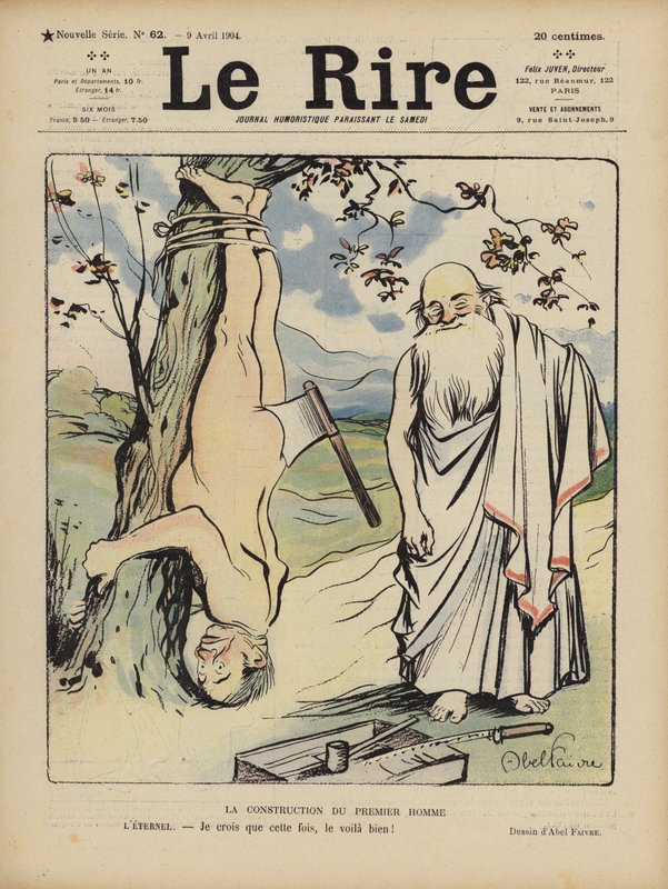 Ilustración para Le Rire de Jules Abel Faivre