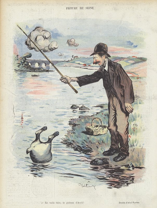 Ilustración para Le Rire de Jules Abel Faivre