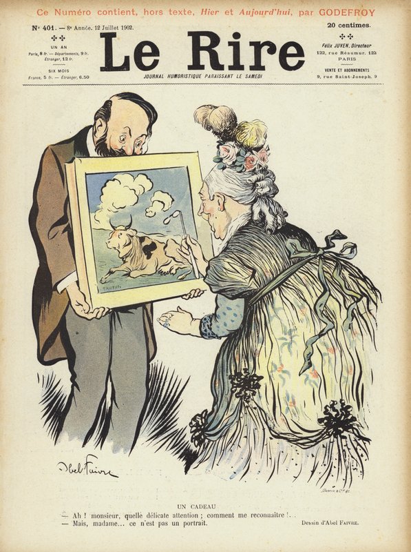 Ilustración para Le Rire de Jules Abel Faivre