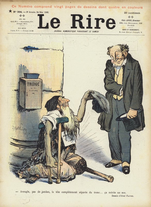 Ilustración para Le Rire de Jules Abel Faivre