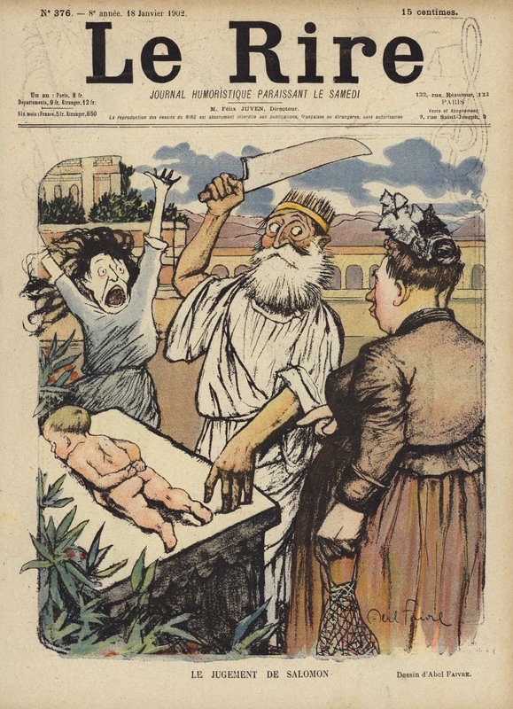 Ilustración para Le Rire de Jules Abel Faivre