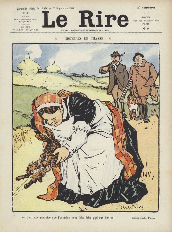 Ilustración para Le Rire de Jules Abel Faivre