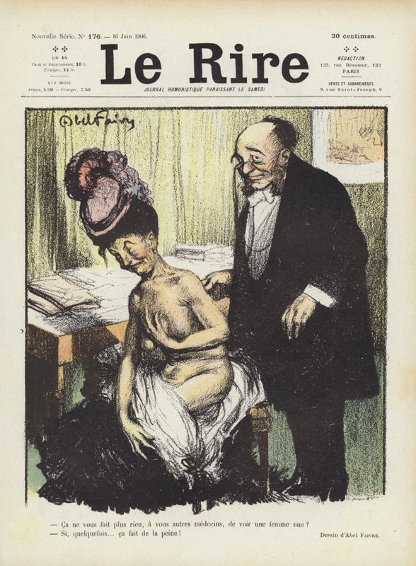 Ilustración para Le Rire de Jules Abel Faivre