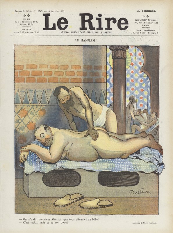Ilustración para Le Rire de Jules Abel Faivre