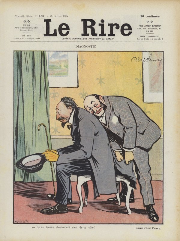 Ilustración para Le Rire de Jules Abel Faivre