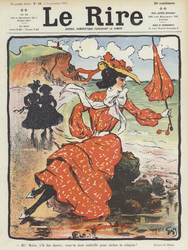 Ilustración para Le Rire de Jules Alexandre Gruen or Grun