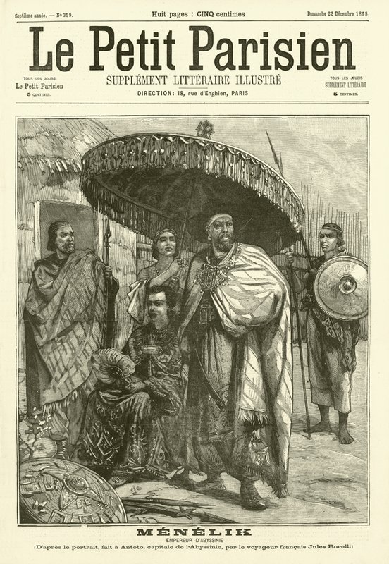 Menelik, Emperador de Abisinia de Jules Borelli