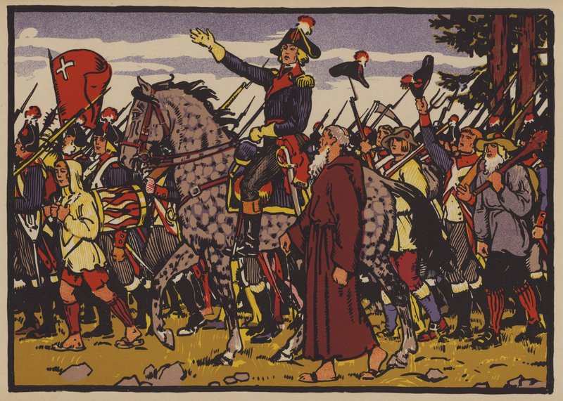 Alois von Reding y la resistencia de Schwyz contra la República Helvética impuesta por la Francia Revolucionaria de Jules Courvoisier