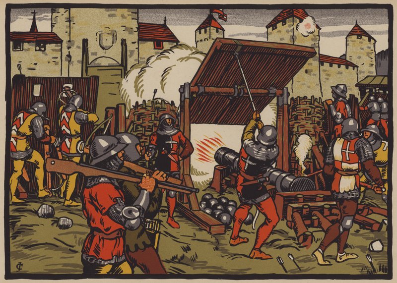 Conquista del Aargau por la Confederación Suiza de Jules Courvoisier