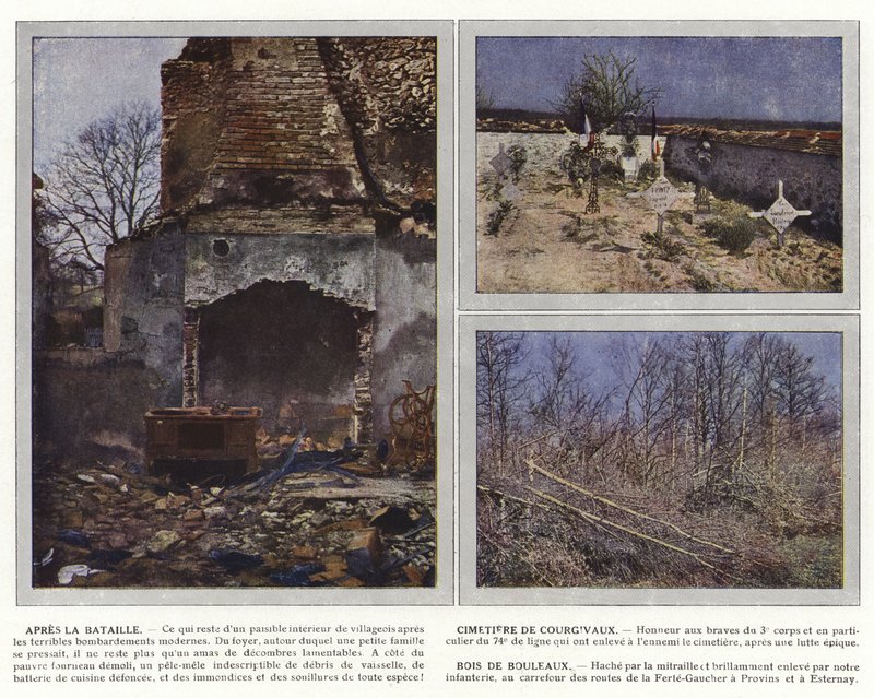 Después de la batalla, Cementerio de Courgivaux, Bosque de Abedules de Jules Gervais Courtellemont