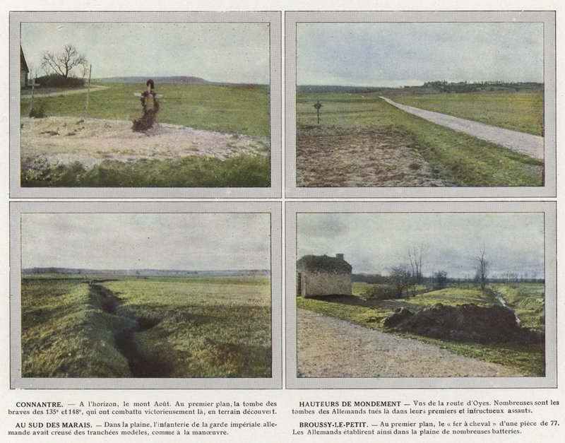 Connantre, Alturas de Mondement, Al sur de los pantanos, Broussy-le-Petit de Jules Gervais Courtellemont