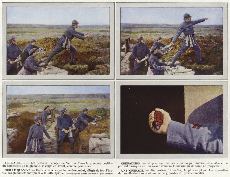 Granaderos, granaderos, en guardia, una granada de Jules Gervais Courtellemont