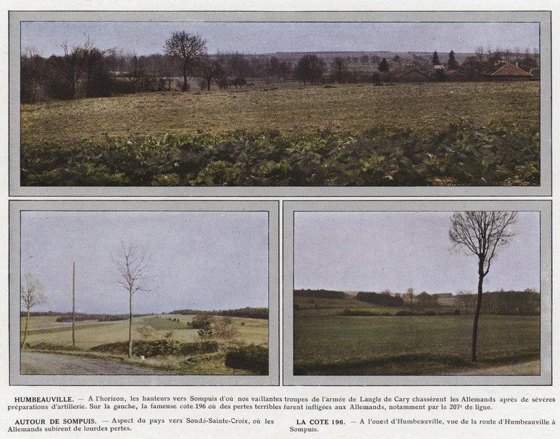 Humbeauville, alrededor de Sompuis, La Cota 196 de Jules Gervais Courtellemont