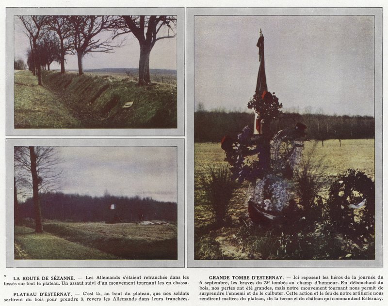 La Ruta de Sezanne, Gran Tumba de Esternay, Meseta de Esternay de Jules Gervais Courtellemont