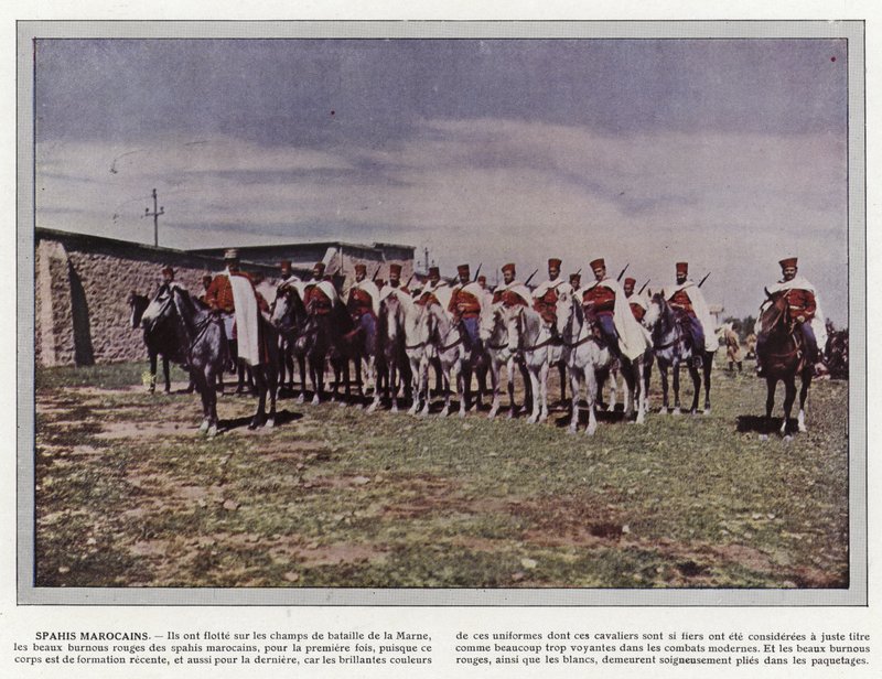 Spahis Marroquíes de Jules Gervais Courtellemont