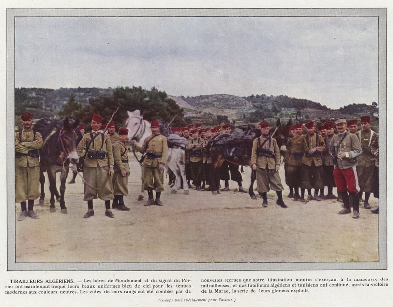 Tiradores argelinos de Jules Gervais Courtellemont