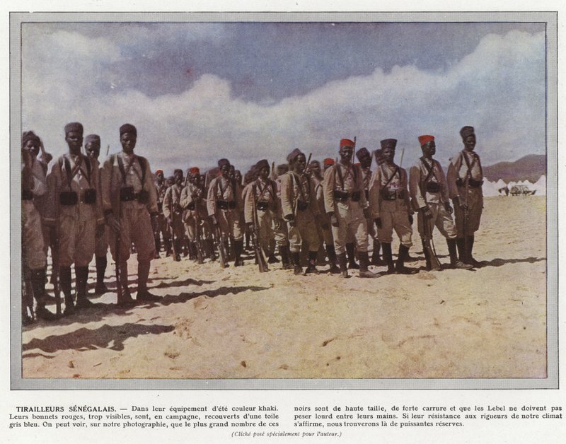 Tiradores senegaleses de Jules Gervais Courtellemont