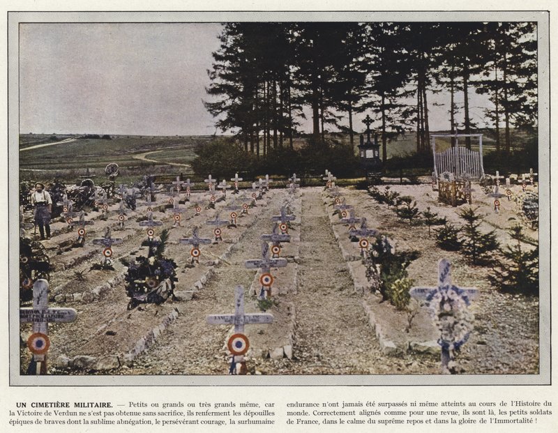 Un cementerio militar de Jules Gervais Courtellemont