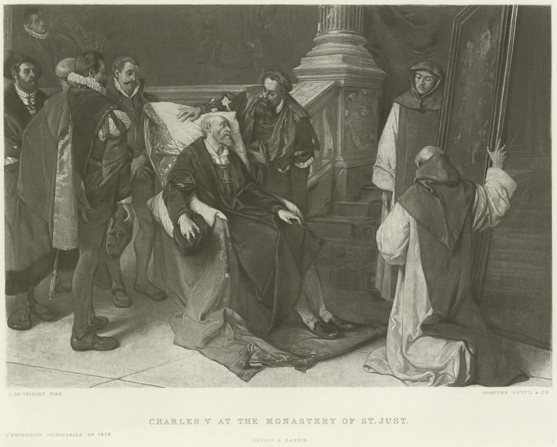 Carlos V en el Monasterio de San Justo de Juliaan de Vriendt