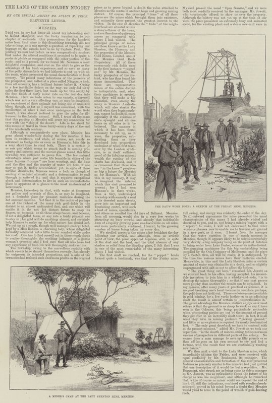 La tierra de la pepita de oro de Julius Mandes Price