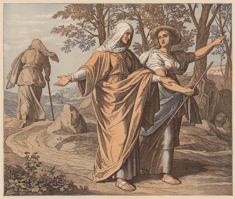 Rut y Noemí, Rut, I de Julius (after) Schnorr von Carolsfeld