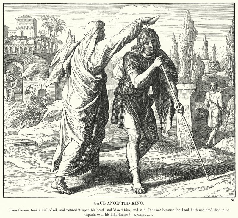 Saúl Ungido Rey de Julius (after) Schnorr von Carolsfeld
