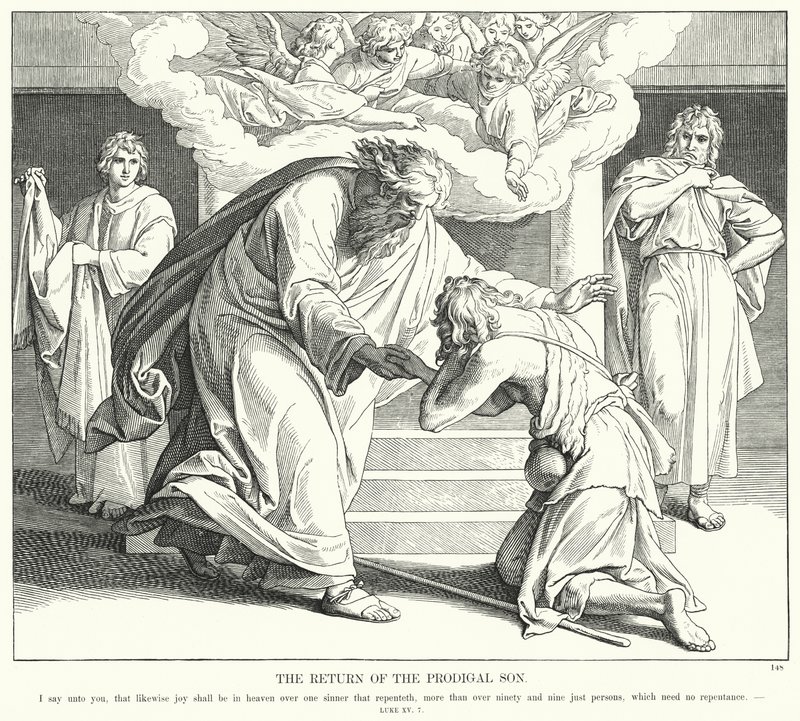 El Regreso del Hijo Pródigo de Julius (after) Schnorr von Carolsfeld