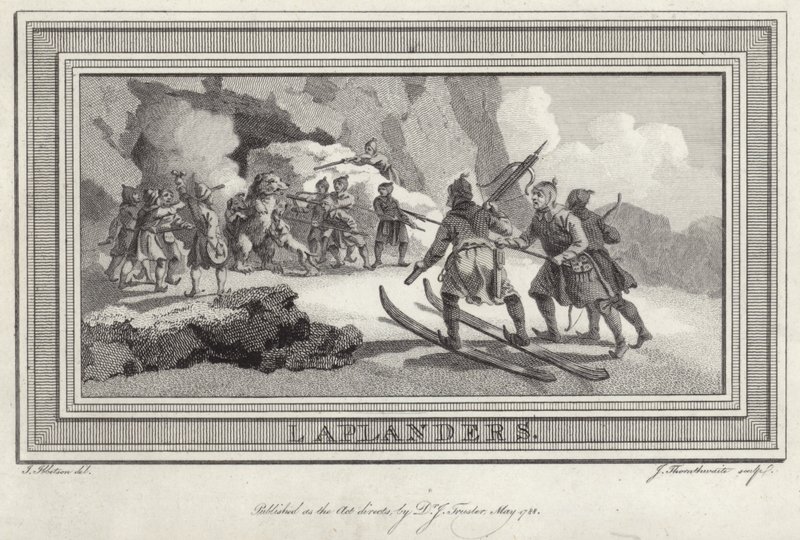 Laponeses de Julius Caesar Ibbetson