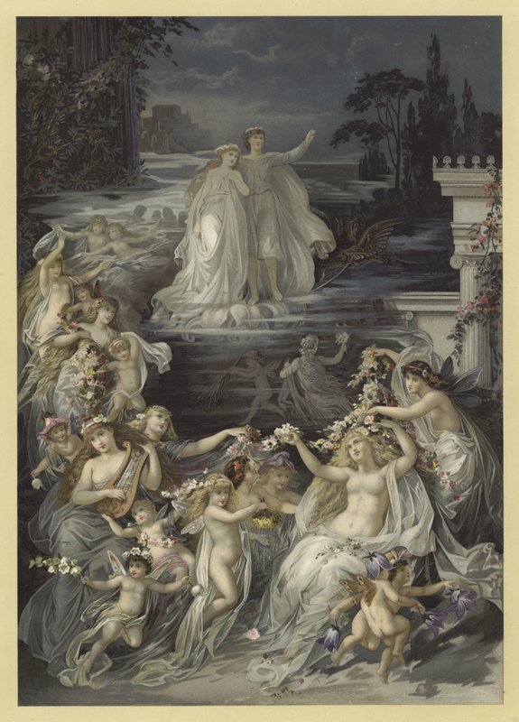 Ilustración para Sueño de una noche de verano de Julius Hoeppner
