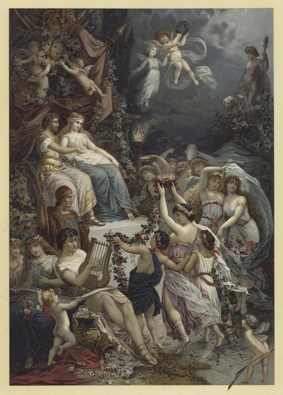 Ilustración para Sueño de una noche de verano de Julius Hoeppner