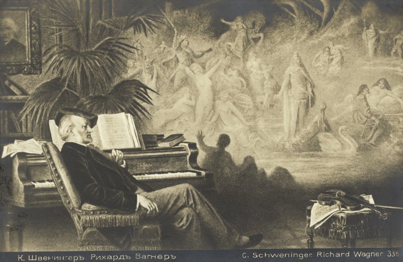El sueño de Richard Wagner de Karl or Carl the Younger Schweninger