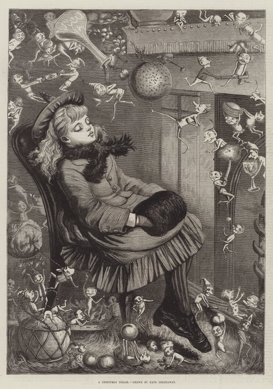 Un Sueño de Navidad de Kate Greenaway