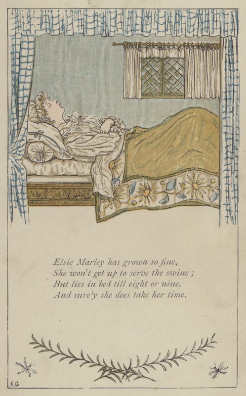 Elsie Marley se ha vuelto tan fina de Kate (after) Greenaway