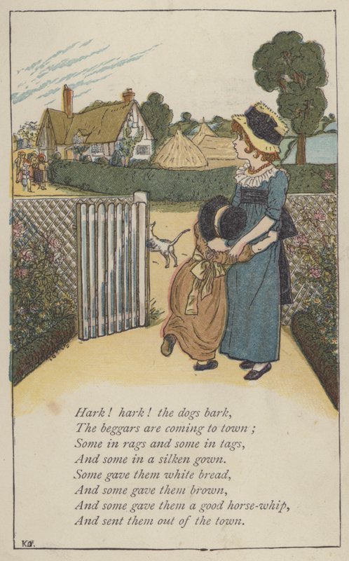 ¡Escucha! ¡Escucha! los perros ladran de Kate (after) Greenaway