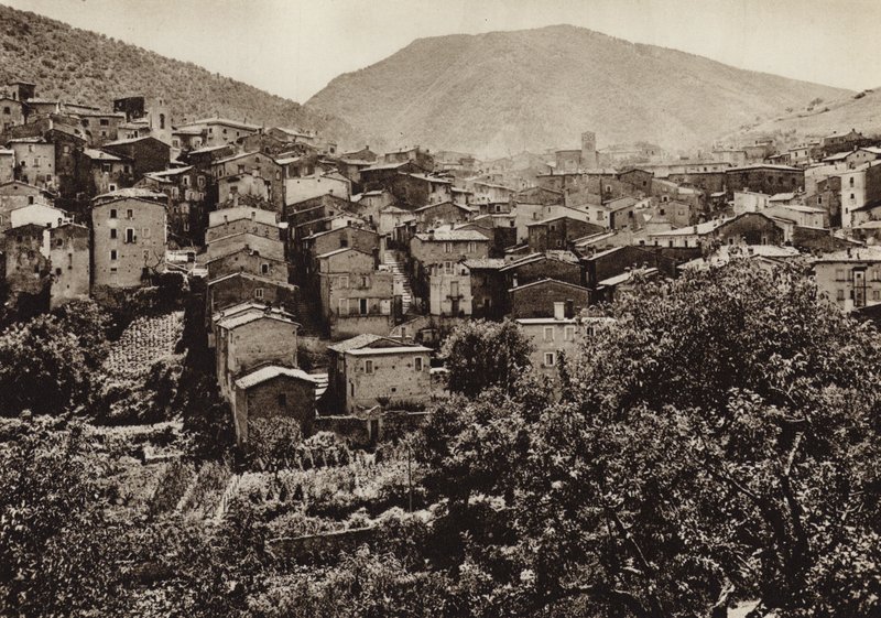 Italia: Scanno, Abruzos (foto b/n) de Kurt Hielscher