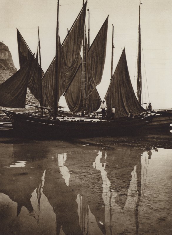 Italia: En el lago de Garda (foto en blanco y negro) de Kurt Hielscher
