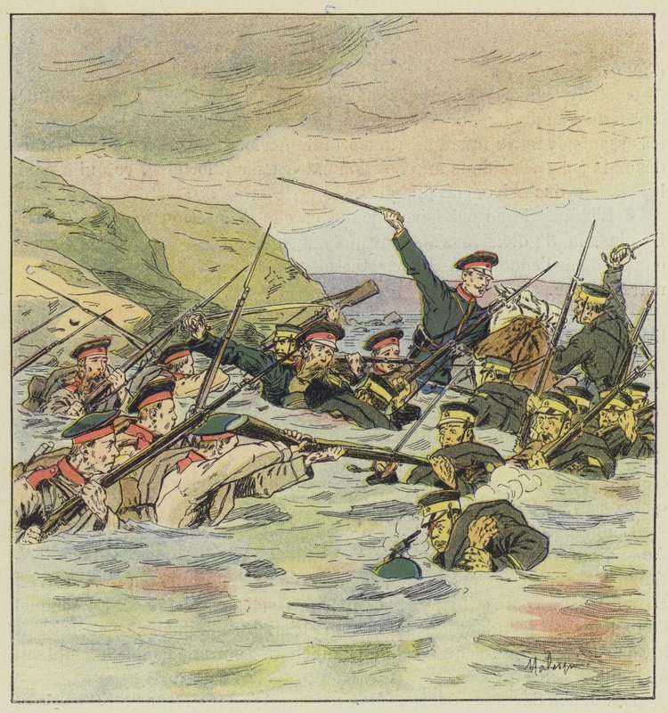 Combate en la bahía de Kin-Tcheou de L. Malespine