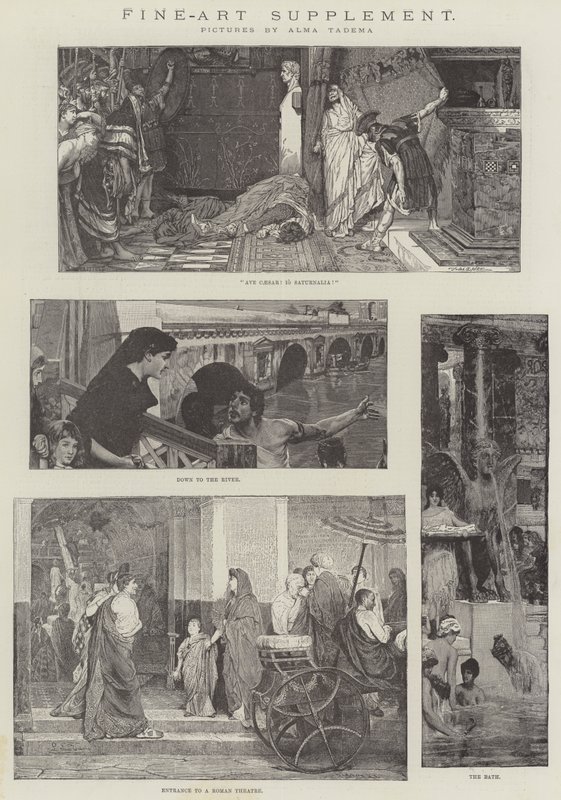 Suplemento de bellas artes de Lawrence Alma Tadema